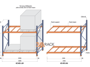 Kệ hàng công nghiệp Hà Nam pallet