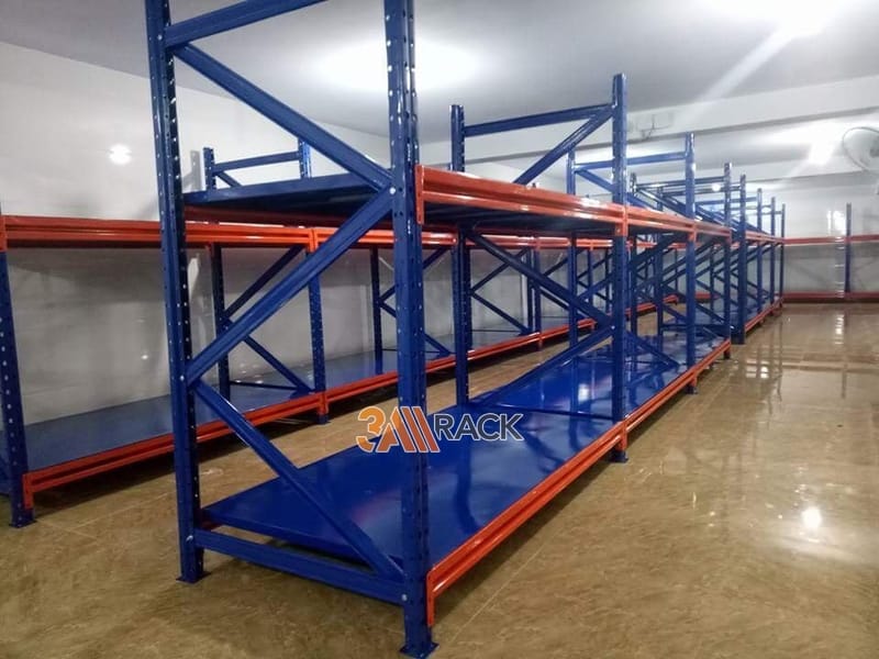 giá kệ trung tải 2 tầng