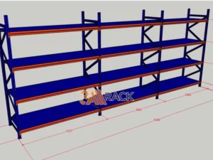 mô hình dãy kệ công nghiệp