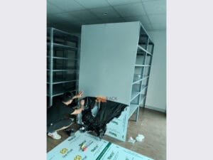 kệ sắt ốp alu đa năng