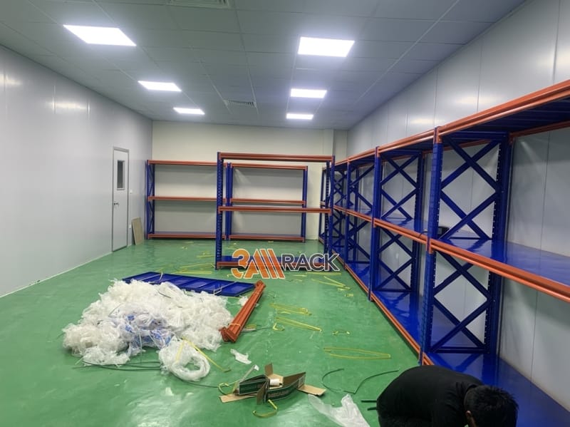 lắp đặt kệ kho hàng trung tải vĩnh yên
