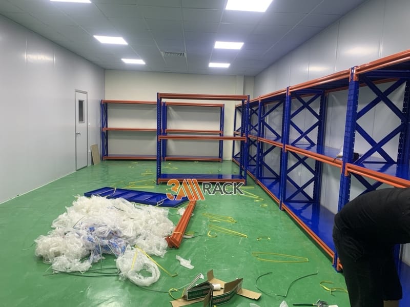 lắp đặt kệ kho hàng trung tải vĩnh yên