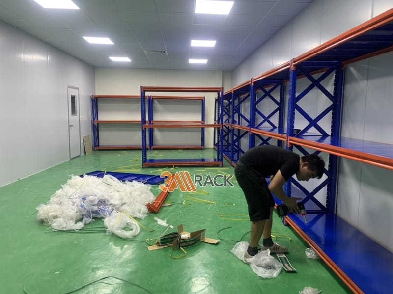 lắp đặt kệ kho hàng trung tải vĩnh yên
