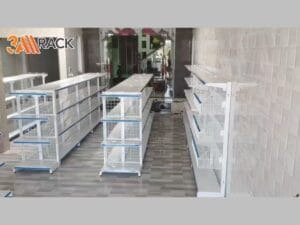 kệ sắt siêu thị tạp hóa lào cai