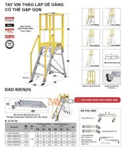 thang di động xe thang