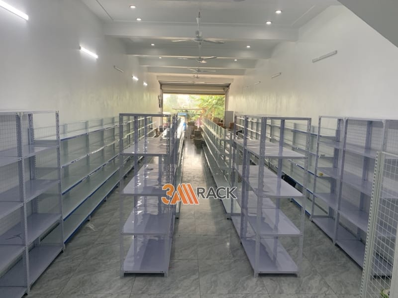 Thiết kế siêu thị tự chọn bày hàng