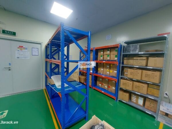 kệ sắt để hàng kho 4 tầng