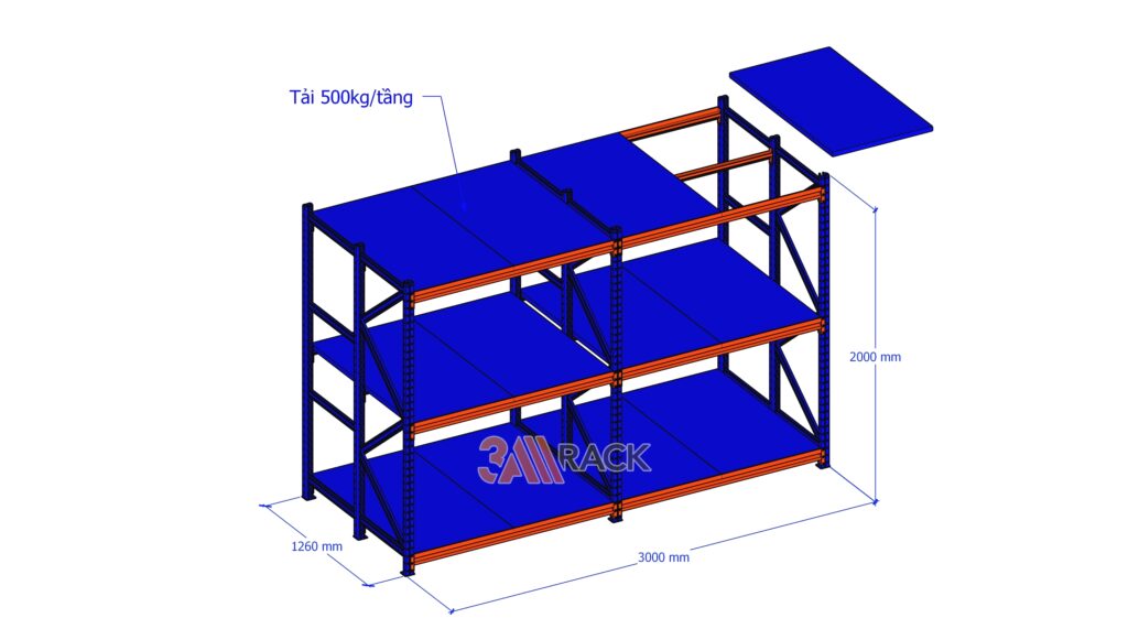 Giá Kệ Sắt Lắp Ghép Hoàng Mai